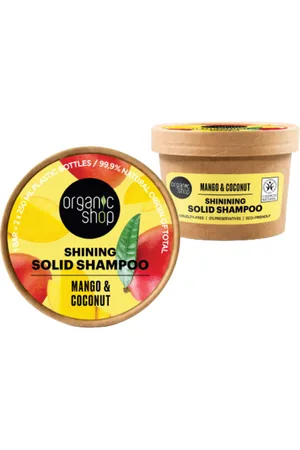 organic shop Shining Solid Shampoo - 60 g