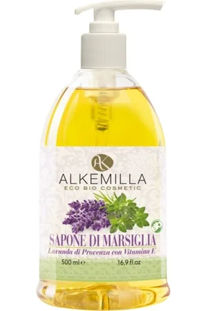 Alkemilla Eco Bio Cosmetic Sapone di Marsiglia con Lavanda di Provenza e Vitamina E - 500 ml