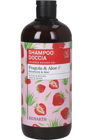 Bioearth Family Shampoo Doccia 2in1 Fragola e Aloe - 500 ml