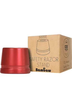 Bambaw Supporto per Rasoio di Sicurezza - Red