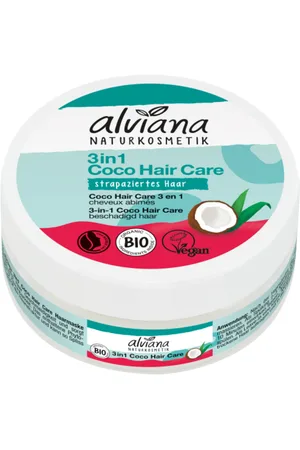 alviana Naturkosmetik Trattamento Capelli 3in1 al Cocco Bio - 150 ml