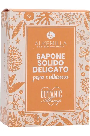 Alkemilla Eco Bio Cosmetic Sapone Delicato al Profumo di Pesca e Albicocca - 100 g