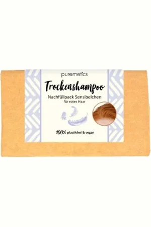 puremetics Shampoo Secco per Capelli Rossi - ricarica da 100 g
