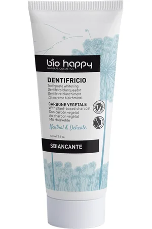 Bio Happy Neutral & Delicate Dentifricio al Carbone Vegetale - 75 g
