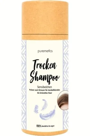 puremetics Shampoo Secco per Capelli Castani - 100 g