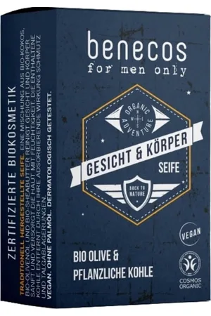 Benecos For men only Sapone Viso e Corpo - 75 g