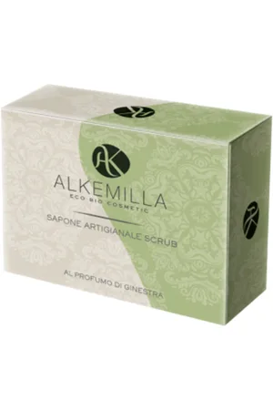 Alkemilla Eco Bio Cosmetic Sapone Scrub al Profumo di Ginestra - 100 g