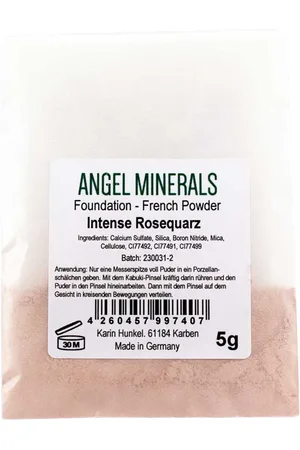 Angel Minerals French Powder Foundation Refill - Intense Rosequarz