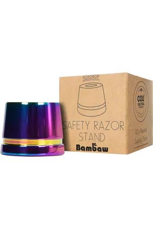 Bambaw Supporto per Rasoio di Sicurezza - Rainbow