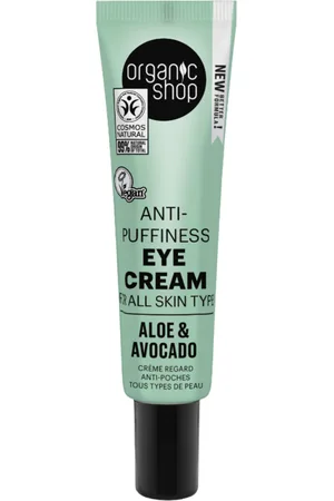 organic shop Anti-Puffiness Eye Cream Aloe & Avocado - 30 ml