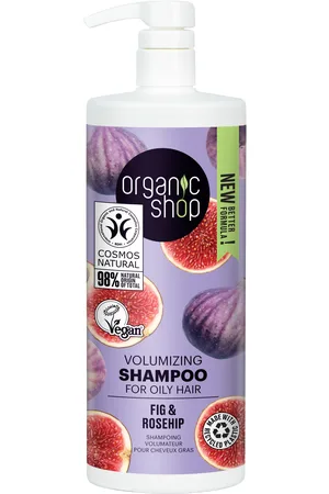 organic shop Volumizing Shampoo Fig & Rosehip - 1 L