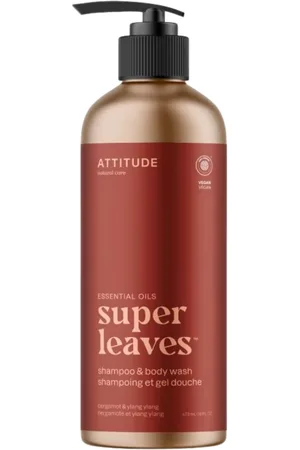 ATTITUDE Super Leaves 2in1 Shampoo Body Wash Bergamo & Ylang Ylang - 473 ml