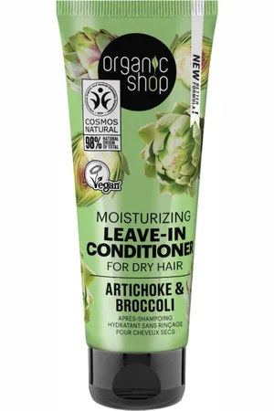 organic shop Moisturizing Leave-In Conditioner Artichoke & Broccoli - 75 ml