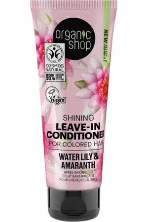 organic shop Shining Leave-In Conditioner Water Lily & Amaranth - 75 ml