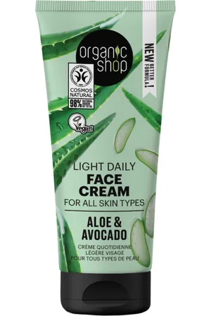 organic shop Light Daily Face Cream Aloe & Avocado - 50 ml