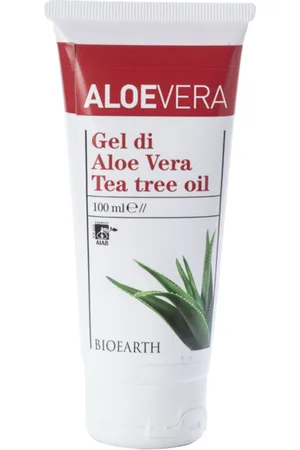 Bioearth Aloe Vera Gel con Tea Tree Biologico - 100 ml