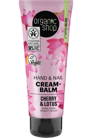 organic shop Hand & Nail Cream-Balm Cherry & Lotus - 75 ml