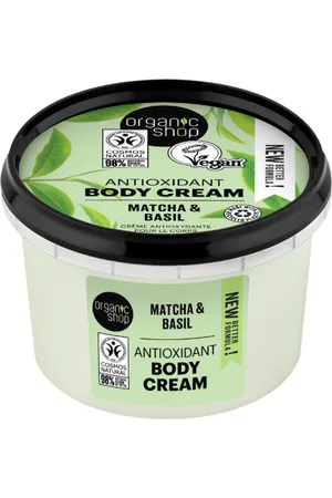 organic shop Antioxidant Body Cream Matcha & Basil - 250 ml