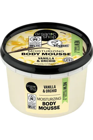 organic shop Moisturizing Body Mousse Vanilla & Orchid - 250 ml