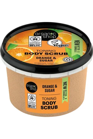 organic shop Toning Body Scrub Orange & Sugar - 250 ml