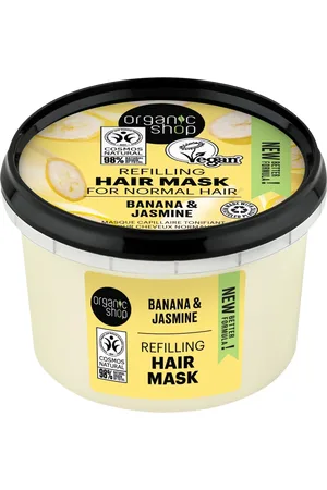 organic shop Hair Mask Banana & Jasmin - 250 ml