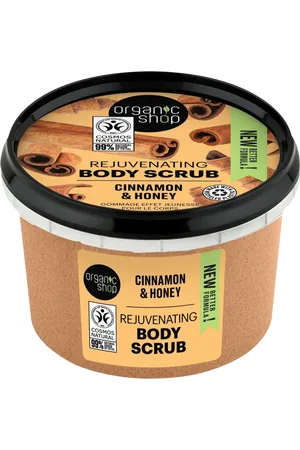 organic shop Rejuvenating Body Scrub Cinnamon & Honey - 250 ml