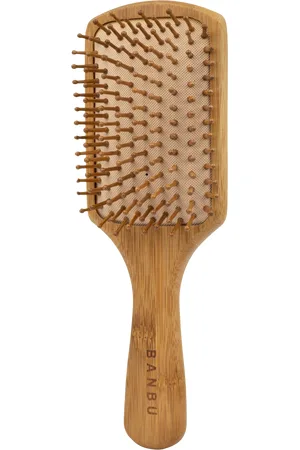 Banbu Spazzola per Capelli in Bambù - Rettangolare