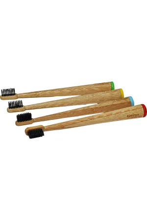 Apeiron Spazzolino da Denti in Bambù Naturale - 1 pz.