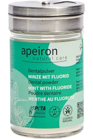 Apeiron Auromère - Dentifricio in Polvere, Menta + Fluoro - 40 g