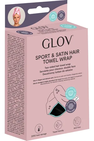 GLOV Double-Sided Sports Hair Wrap - Black