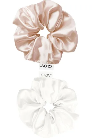 GLOV Scrunchies 2 Pack S - Champagne/White