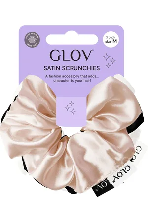 GLOV Scrunchies 3 Pack M - Champagne/Black/White