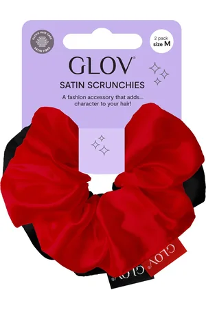 GLOV Scrunchies 2 Pack M - Red/Black