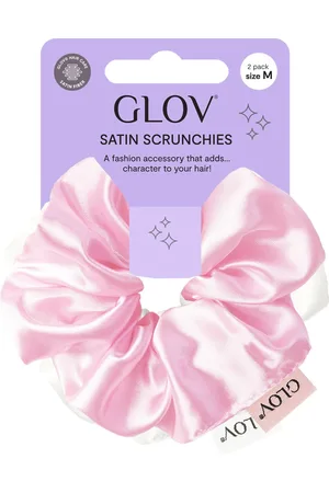 GLOV Scrunchies 2 Pack M - White/Pink