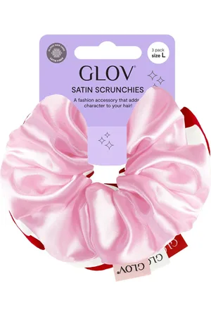 GLOV Scrunchies 3 Pack L - Pink/Red/White