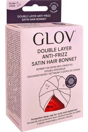 GLOV Double Layer Satin Bonnet - Red
