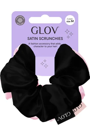 GLOV Scrunchies 2 Pack M - Pink/Black