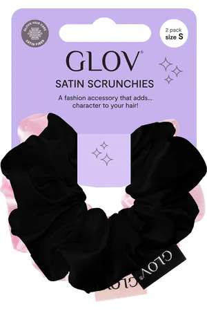 GLOV Scrunchies 2 Pack S - Pink/Black
