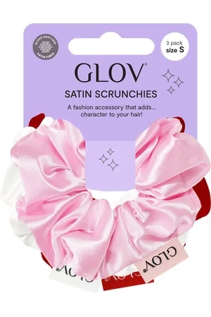 GLOV Scrunchies 3 Pack S - Pink/White/Red
