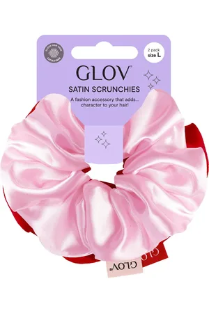 GLOV Scrunchies 2 Pack L - Red/Pink