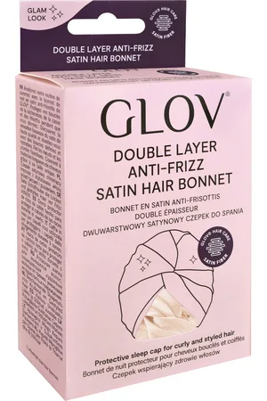 GLOV Double Layer Satin Bonnet - Champagne