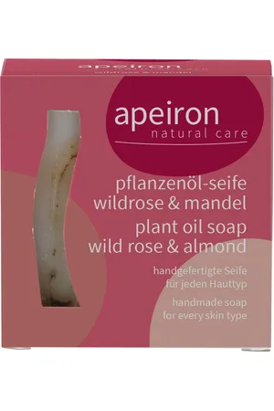 Apeiron Saponetta Vegetale Rosa Selvatica e Olio di Mandorle - 100 g