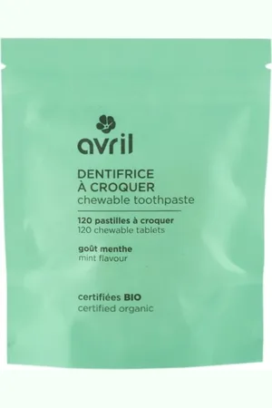 Avril 8790 Chewable Toothpaste Tablets - 120 pz.