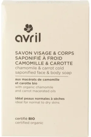 Avril 8790 Cold Saponified Face & Body Soap - Camomille & Carotte