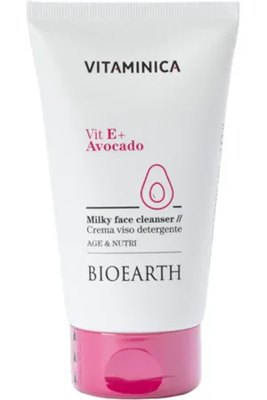 Bioearth VITAMINICA Crema Viso Detergente Vit E + Avocado - 150 ml