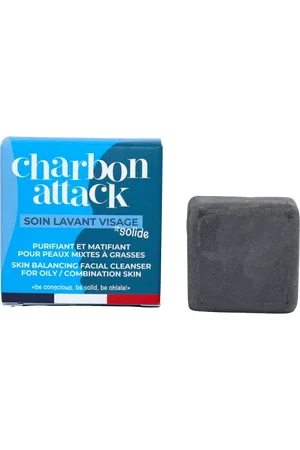 Lamazuna Charbon Attack Detergente Solido per il Viso - 28 ml