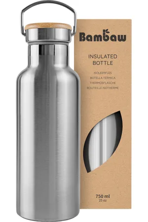Bambaw Thermos in Acciaio Inossidabile, 750 ml - Natural Steel