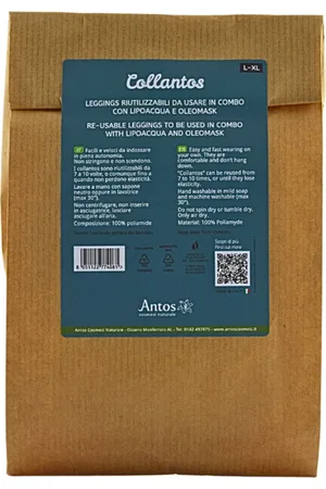 Antos Coll - Leggings Riutilizzabili per Impacchi - L/XL
