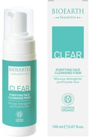 Bioearth Sensitive Clear Mousse Detergente Purificante Viso - 150 ml