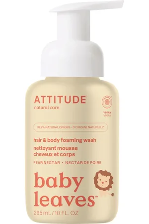 ATTITUDE Baby leaves 2-in-1 Hair & Body Foaming Wash - Pear Nectar